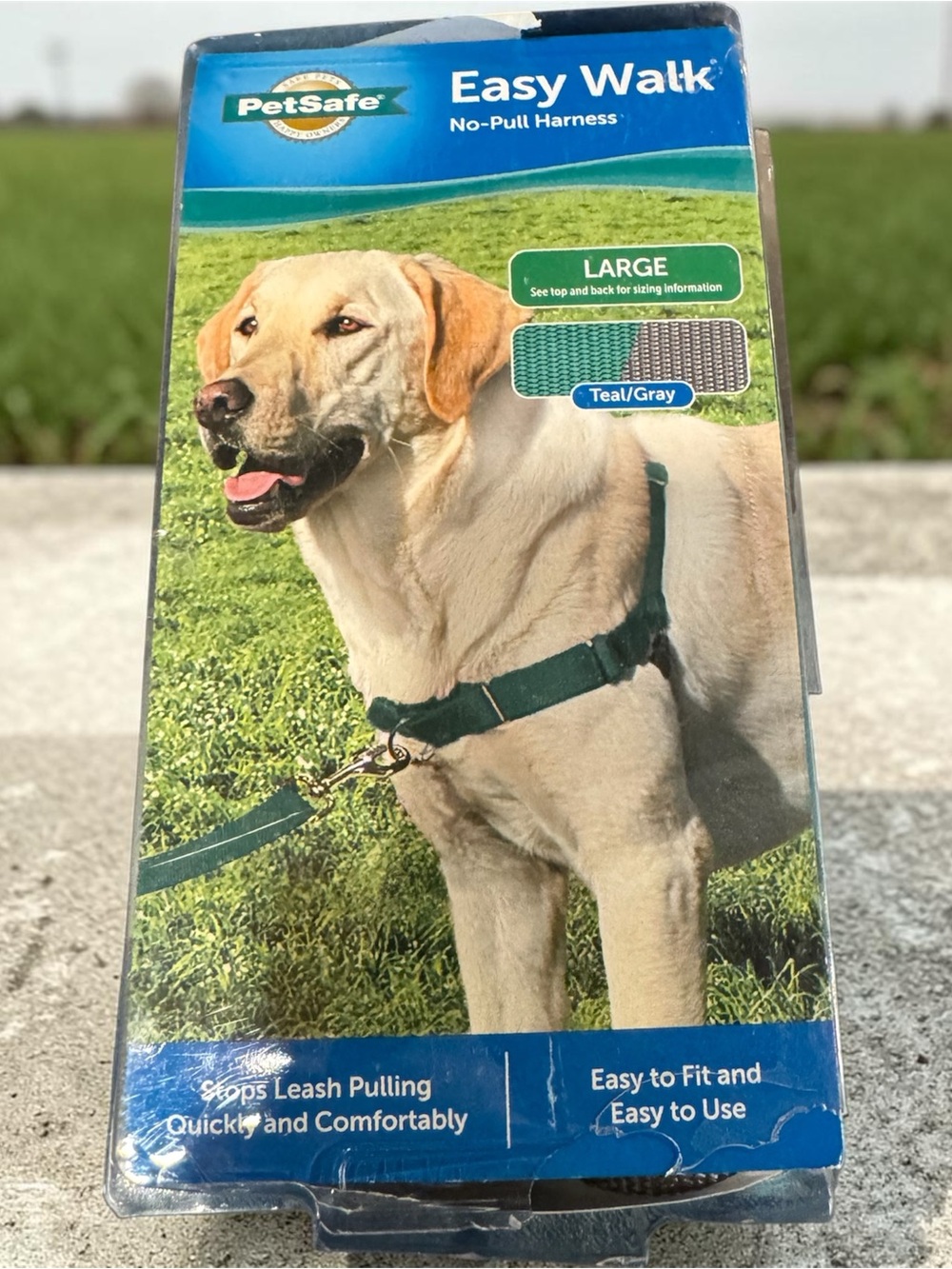 PetSafe Easy Walk No-Pull Dog Harness - Teal/Gray